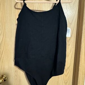 Black Sleeveless Bodysuit